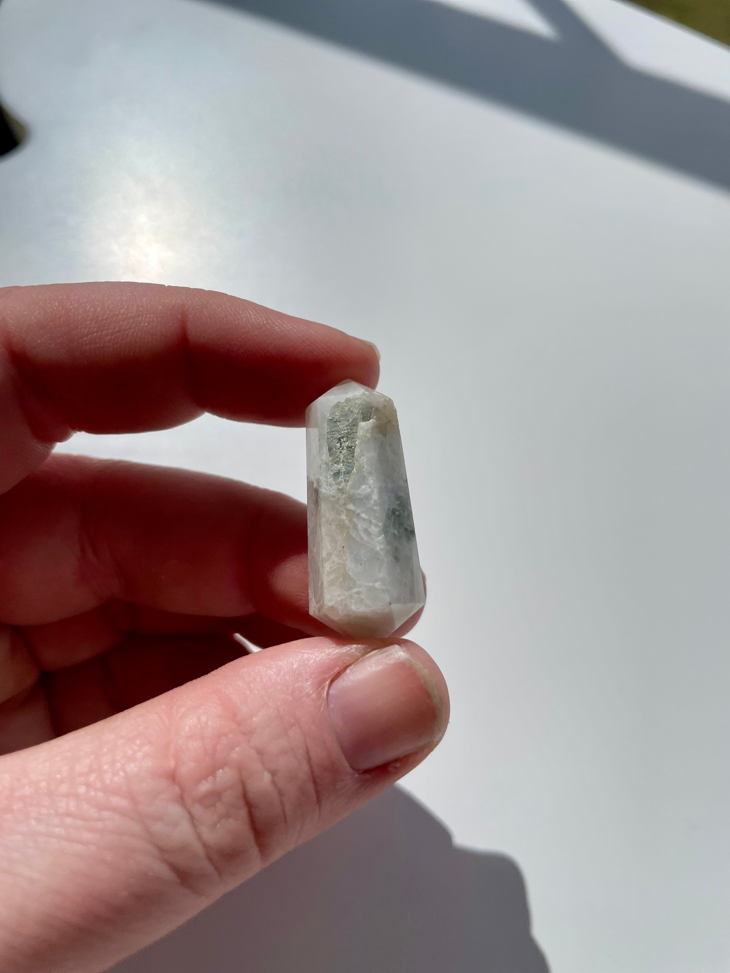 Rainbow Moonstone || The Crystal Necklace Bar