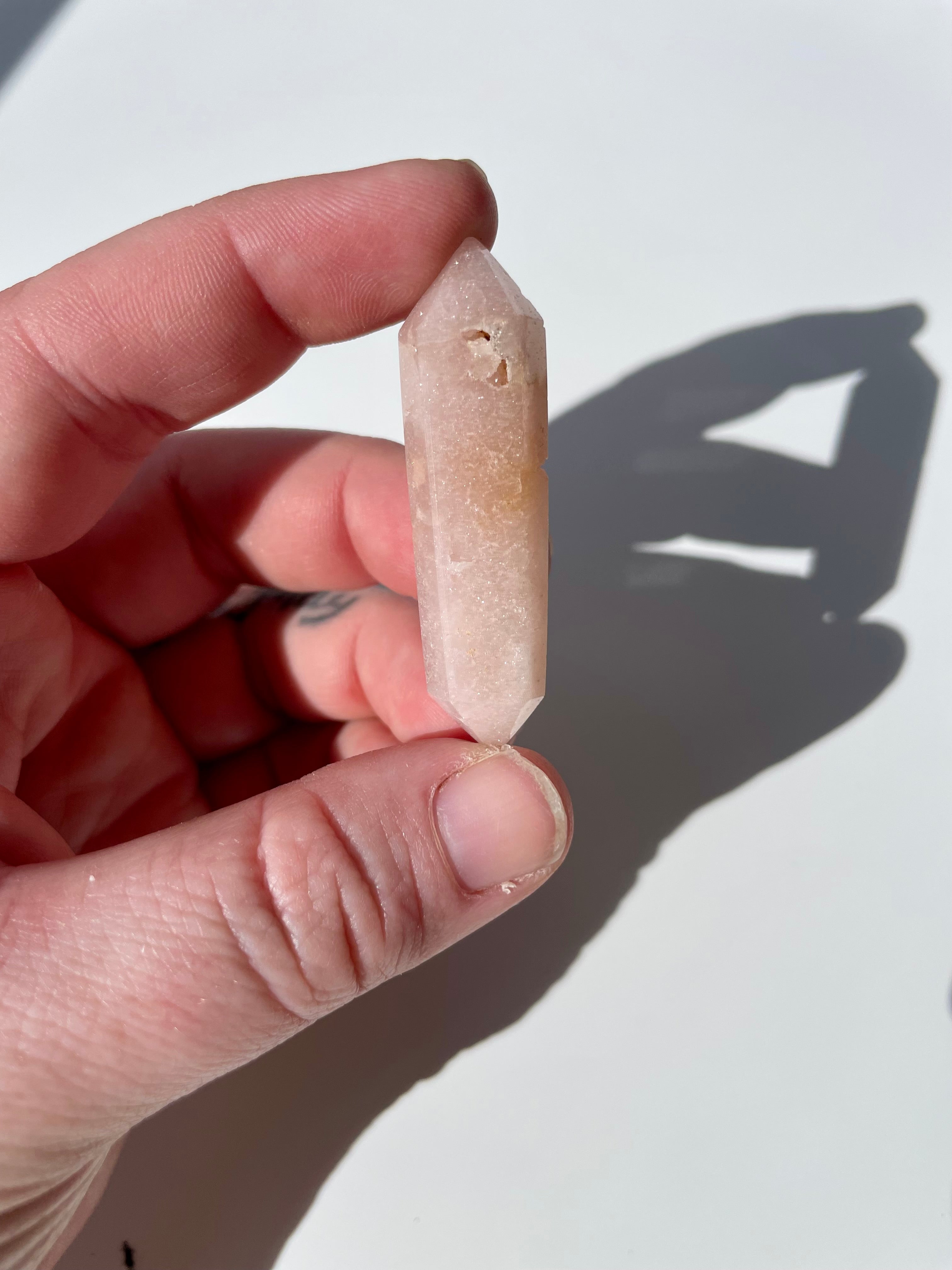 Pink Amethyst (A) || The Crystal Necklace Bar