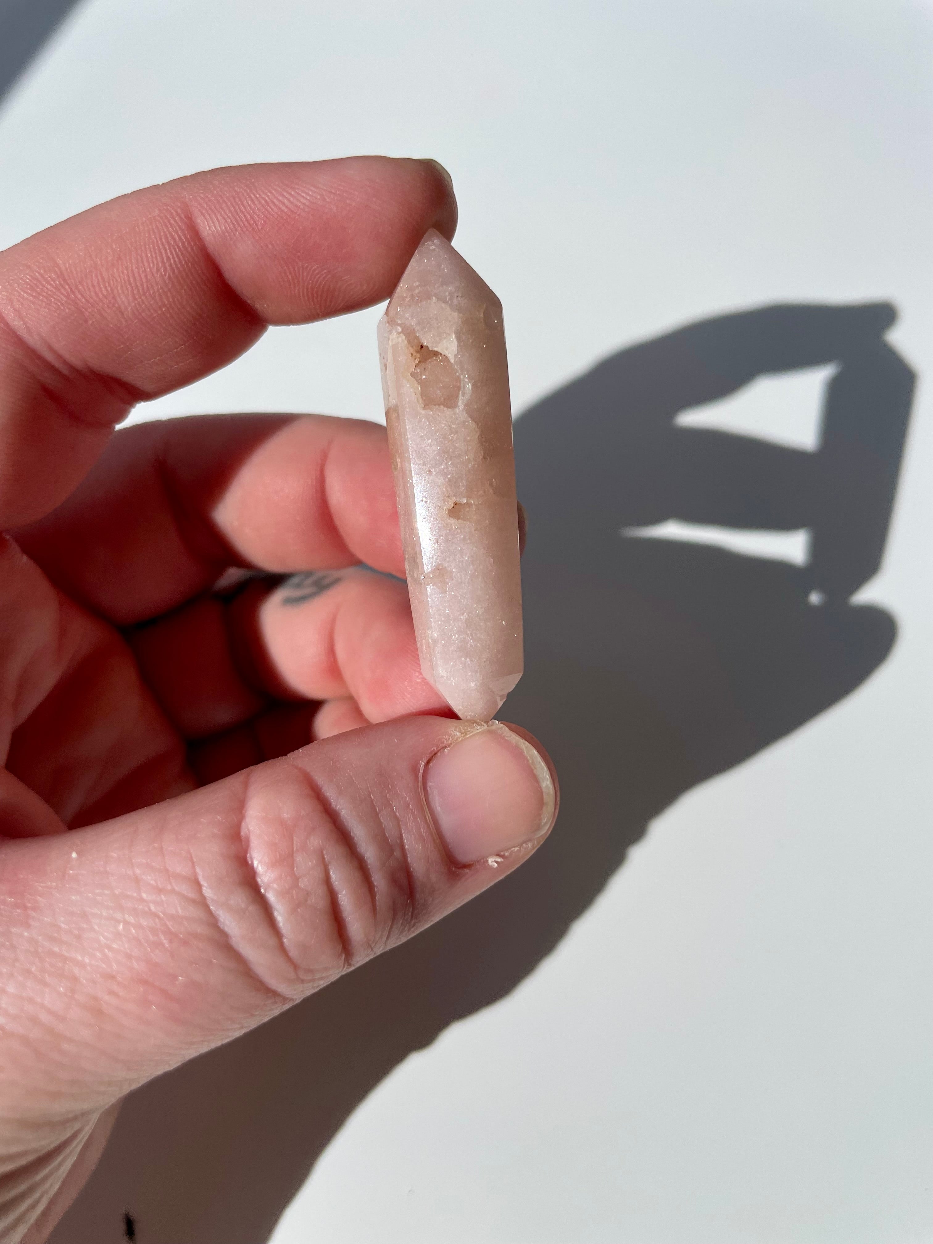 Pink Amethyst (A) || The Crystal Necklace Bar