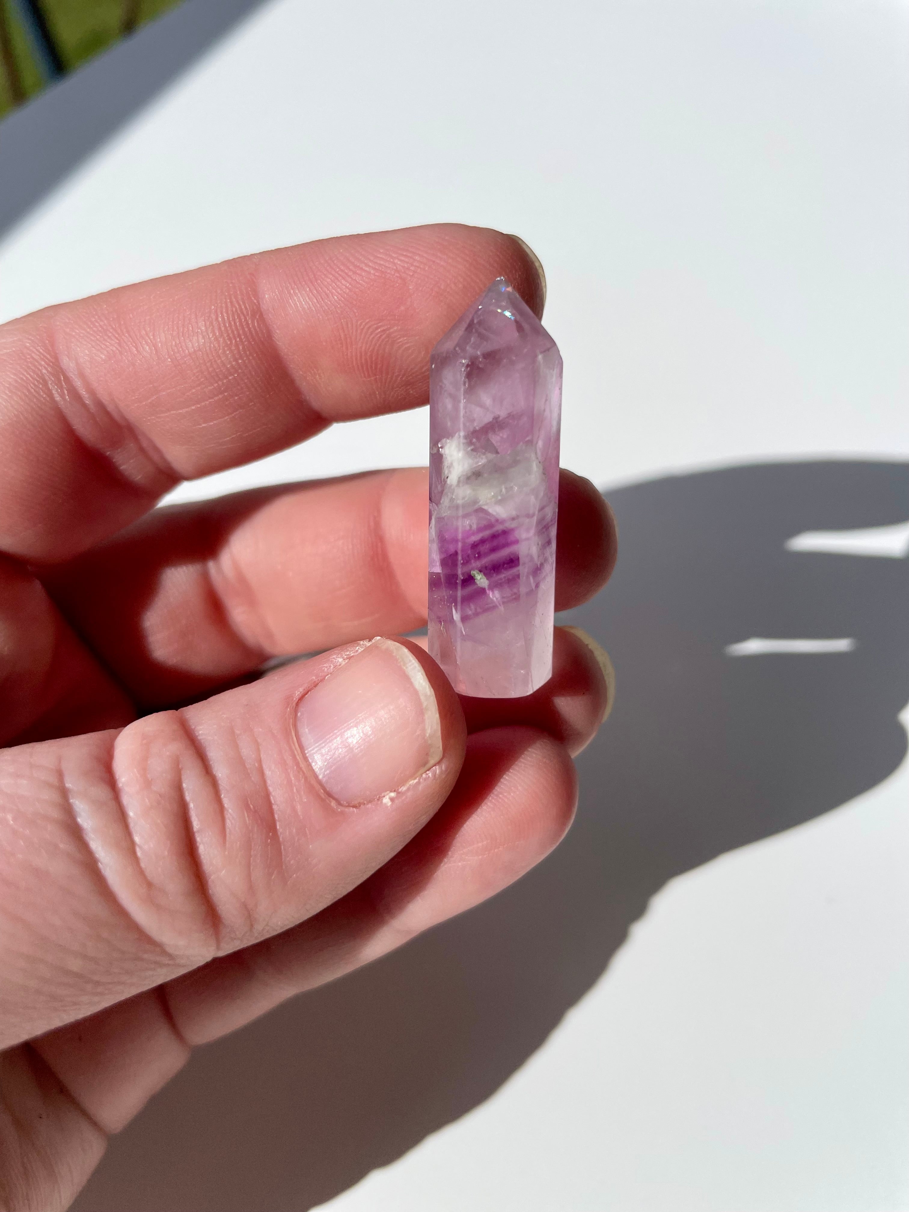 Fluorite (Purple) || The Crystal Necklace Bar
