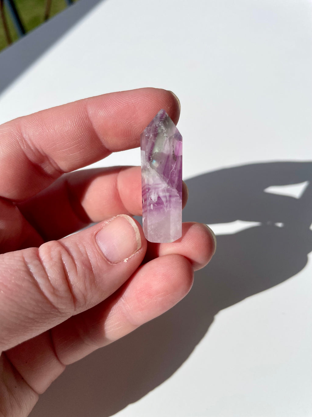 Fluorite (Purple) || The Crystal Necklace Bar