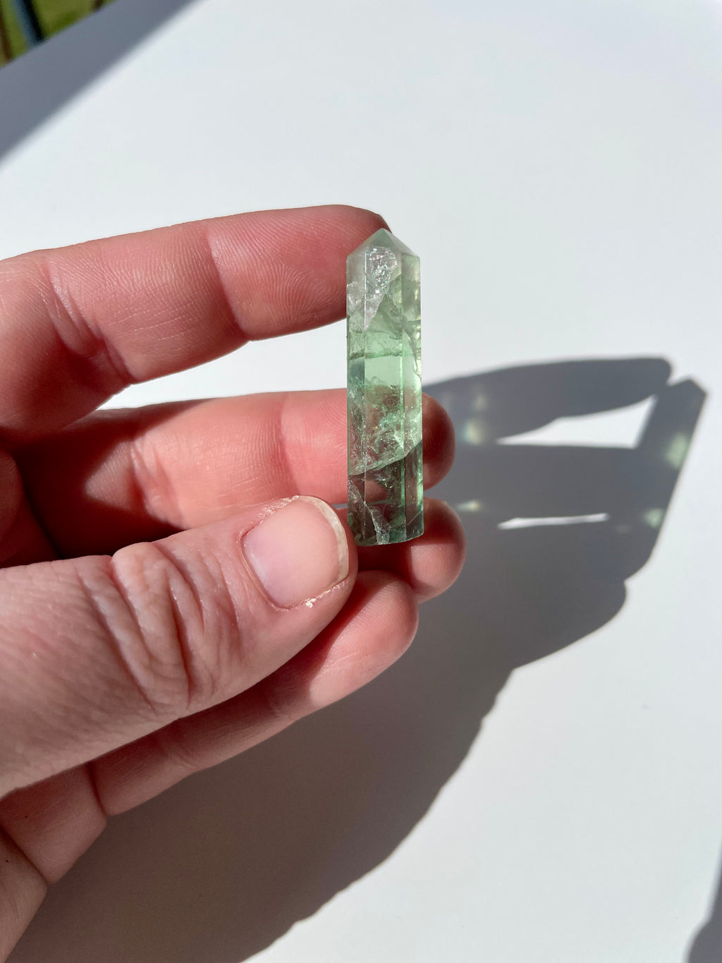 Fluorite (Green) || The Crystal Necklace Bar