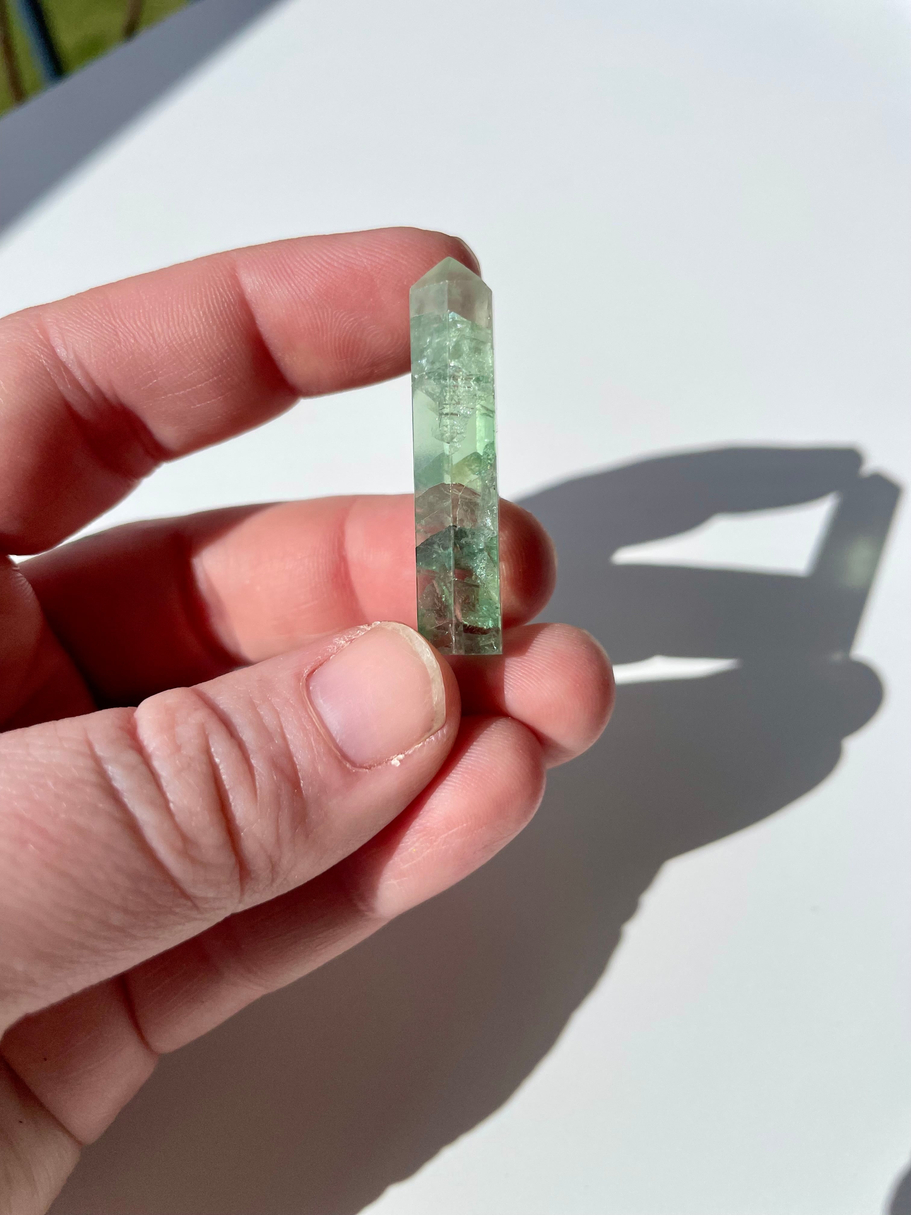 Fluorite (Green) || The Crystal Necklace Bar