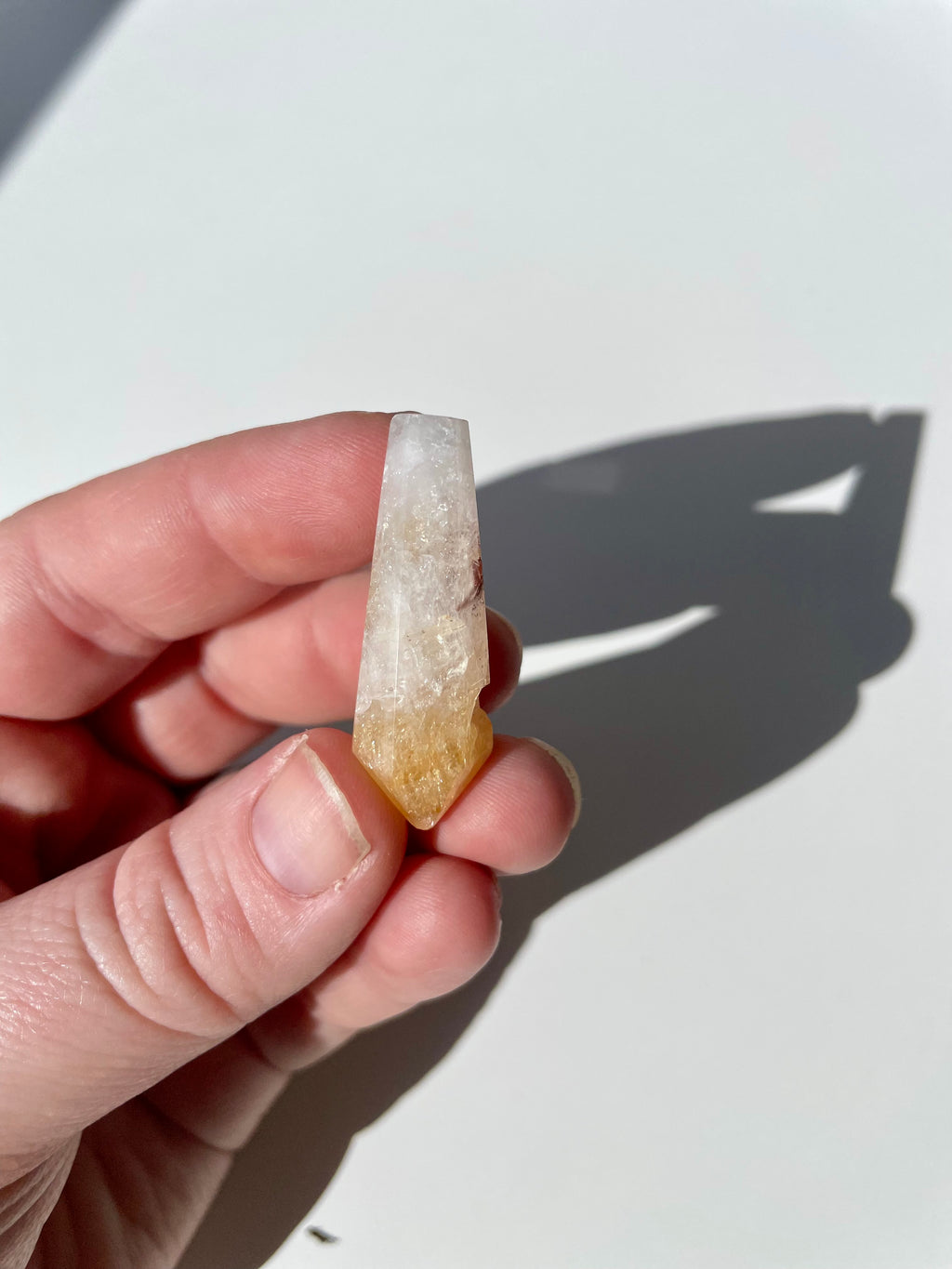 Heat Treated Citrine || The Crystal Necklace Bar