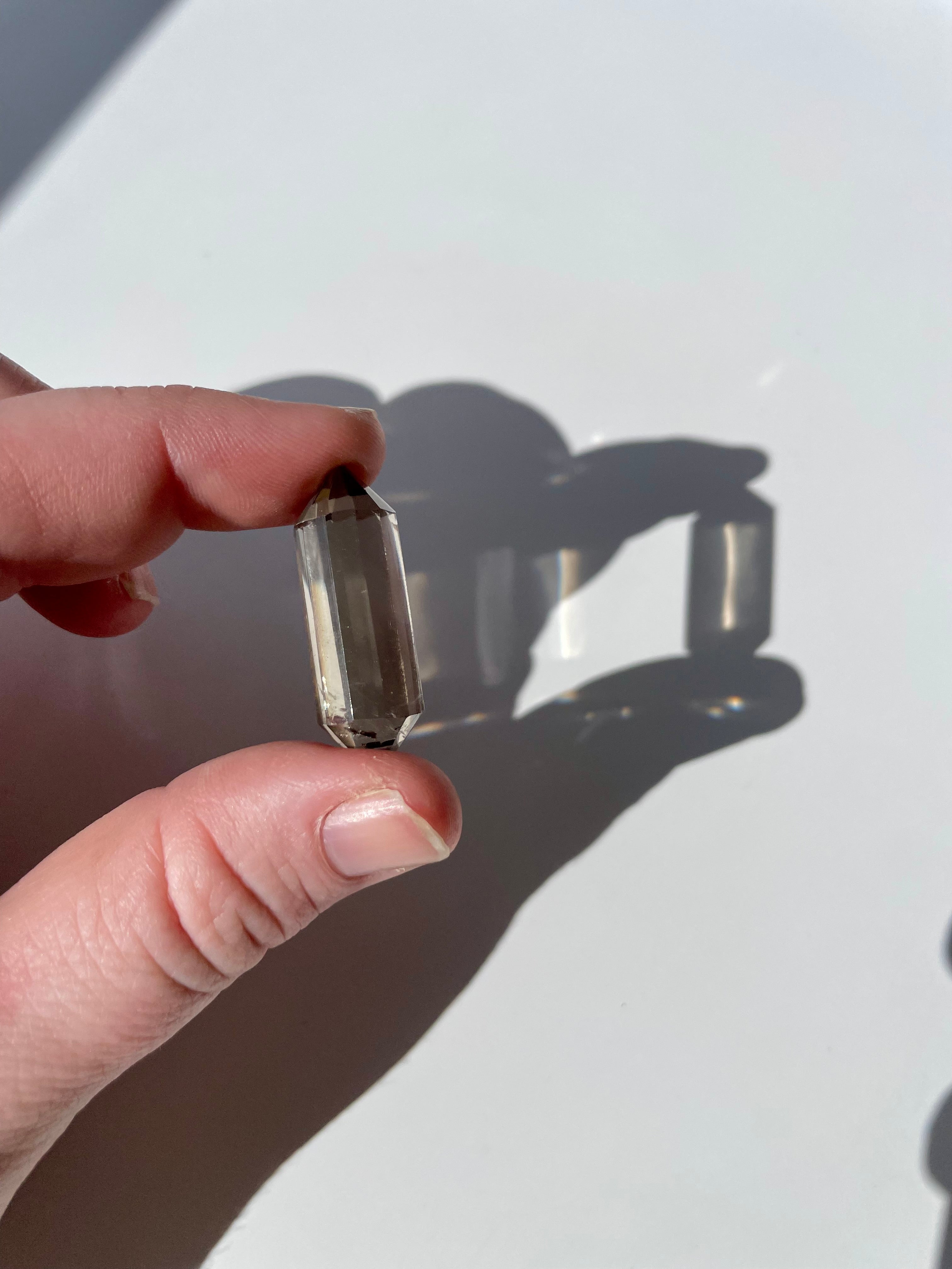 Smoky Quartz Vogel (B) || The Crystal Necklace Bar