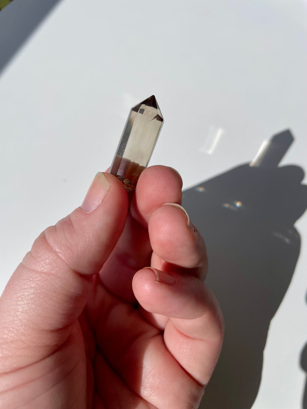 Smoky Quartz Vogel (B) || The Crystal Necklace Bar