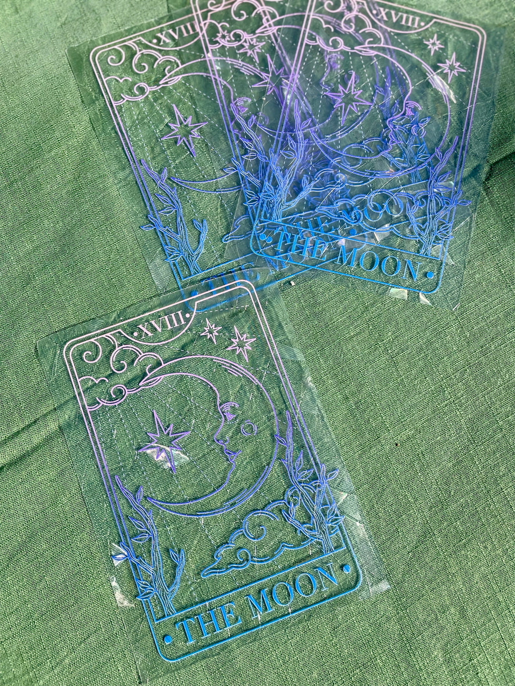 Rainbow Window Decal || The Moon