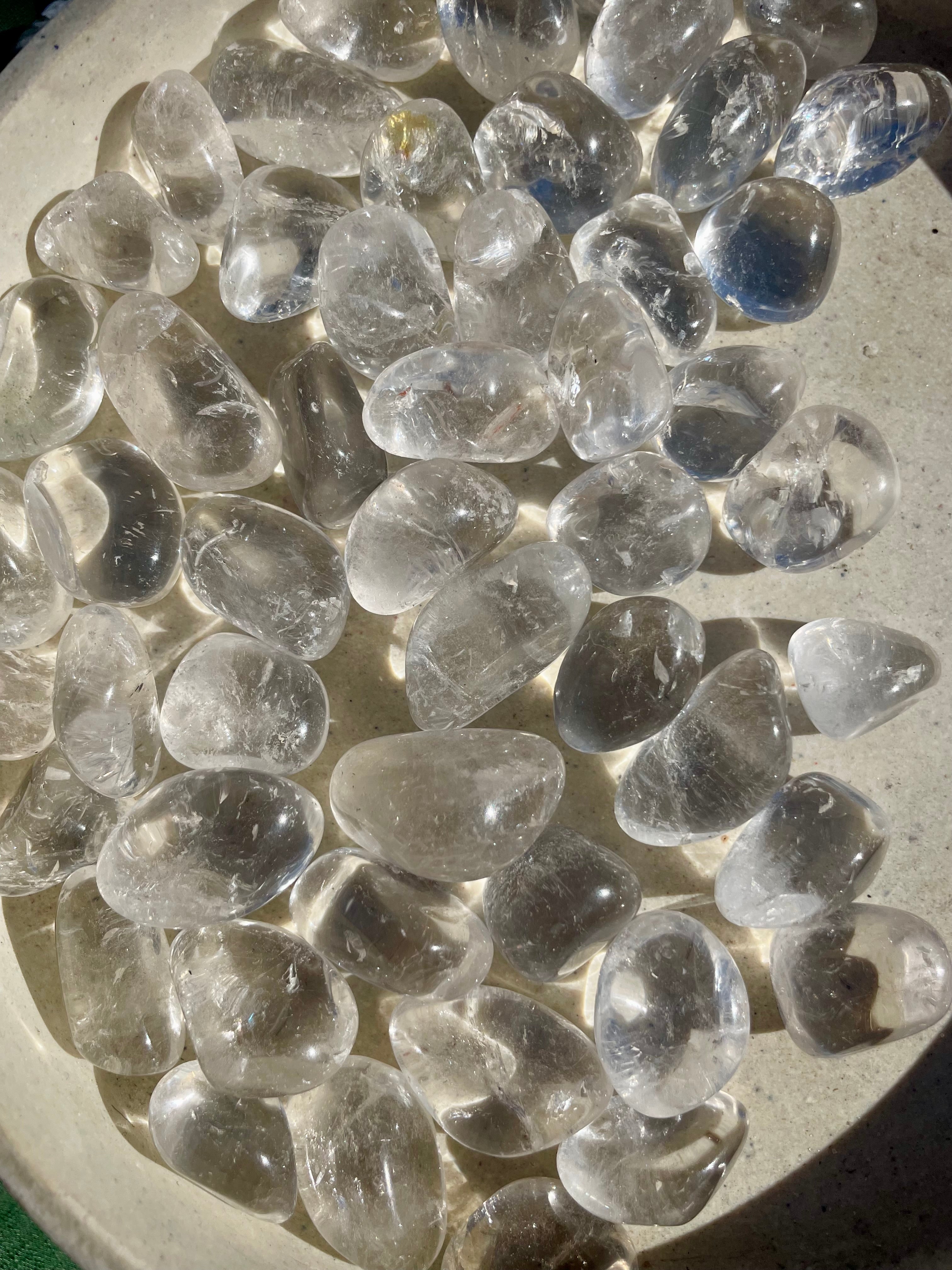 Clear Quartz Tumble Stone