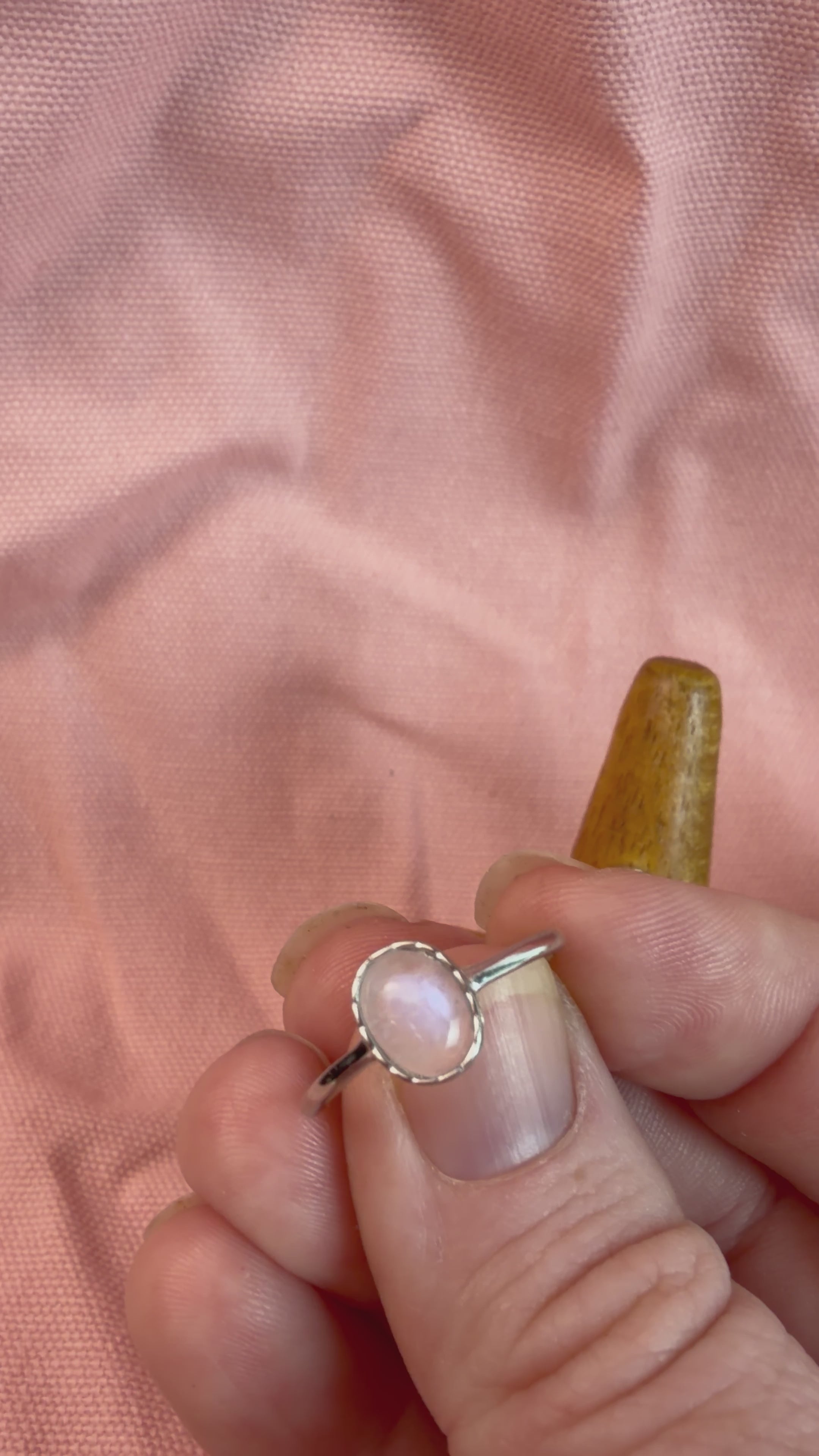 Moonstone Sterling Silver Ring