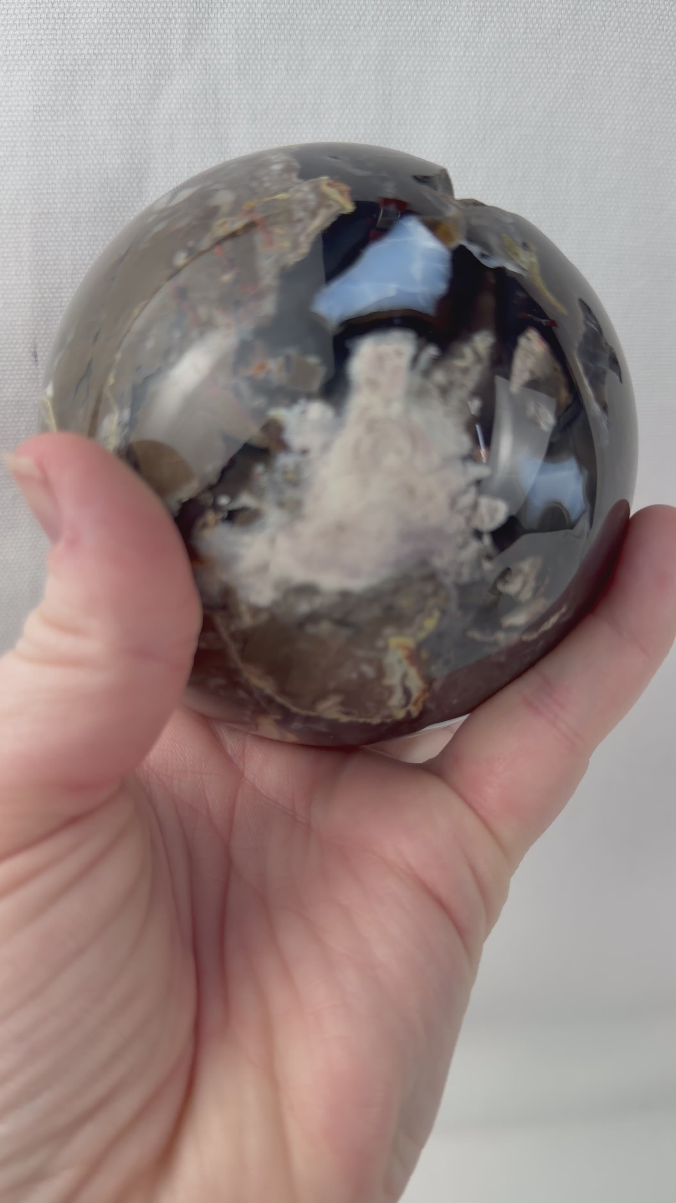 Volcano Agate Sphere || 1.22kgs